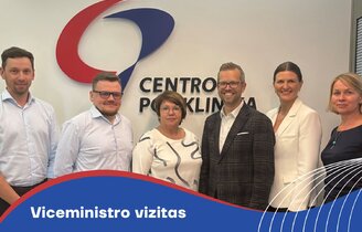 Centro poliklinikoje apsilankė sveikatos apsaugos viceministras