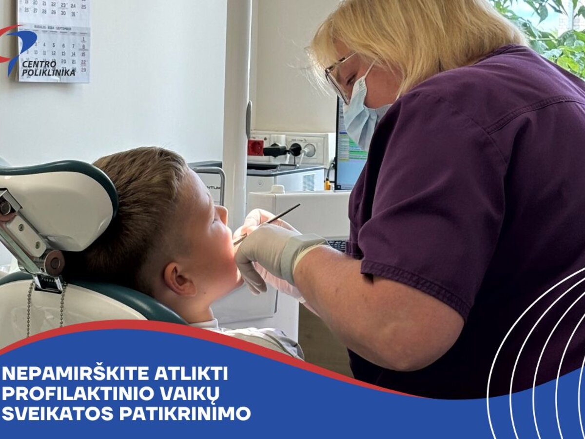 Nepamirškite profilaktinio vaikų sveikatos patikrinimo! | Pylimas