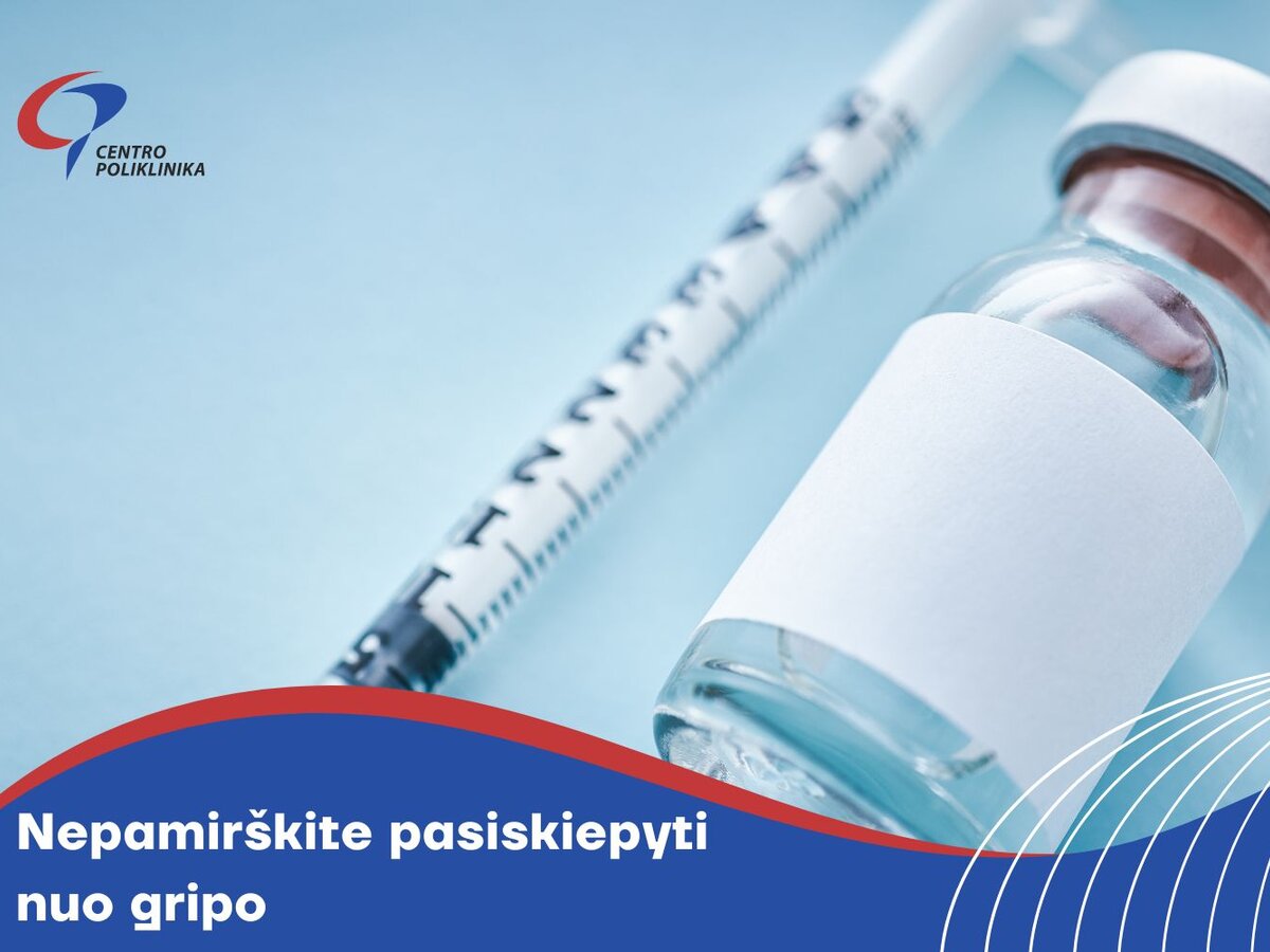 Centro poliklinikoje jau galite pasiskiepyti nuo gripo | Pylimas
