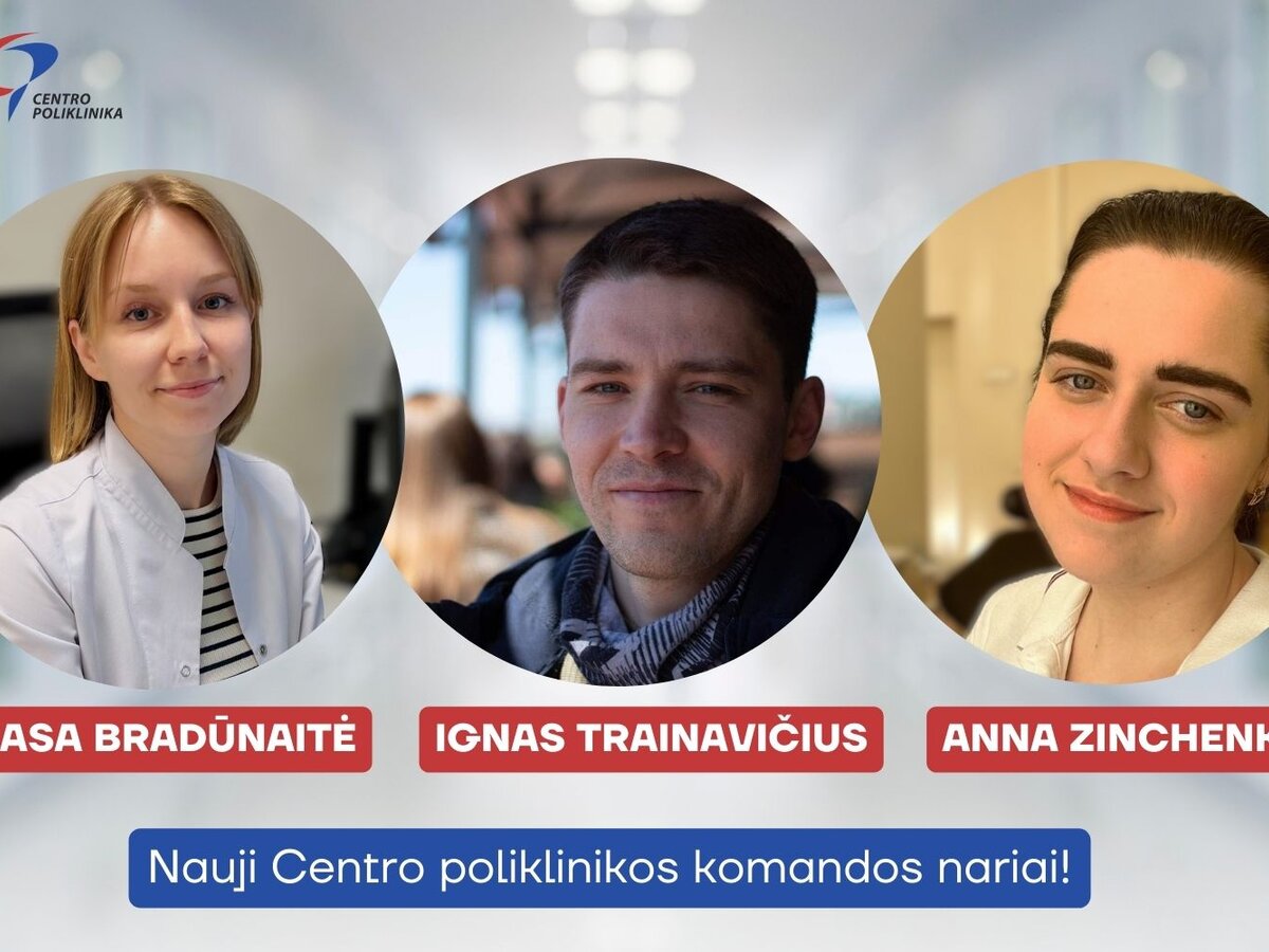 Centro poliklinikoje – nauji komandos nariai! | Pylimas