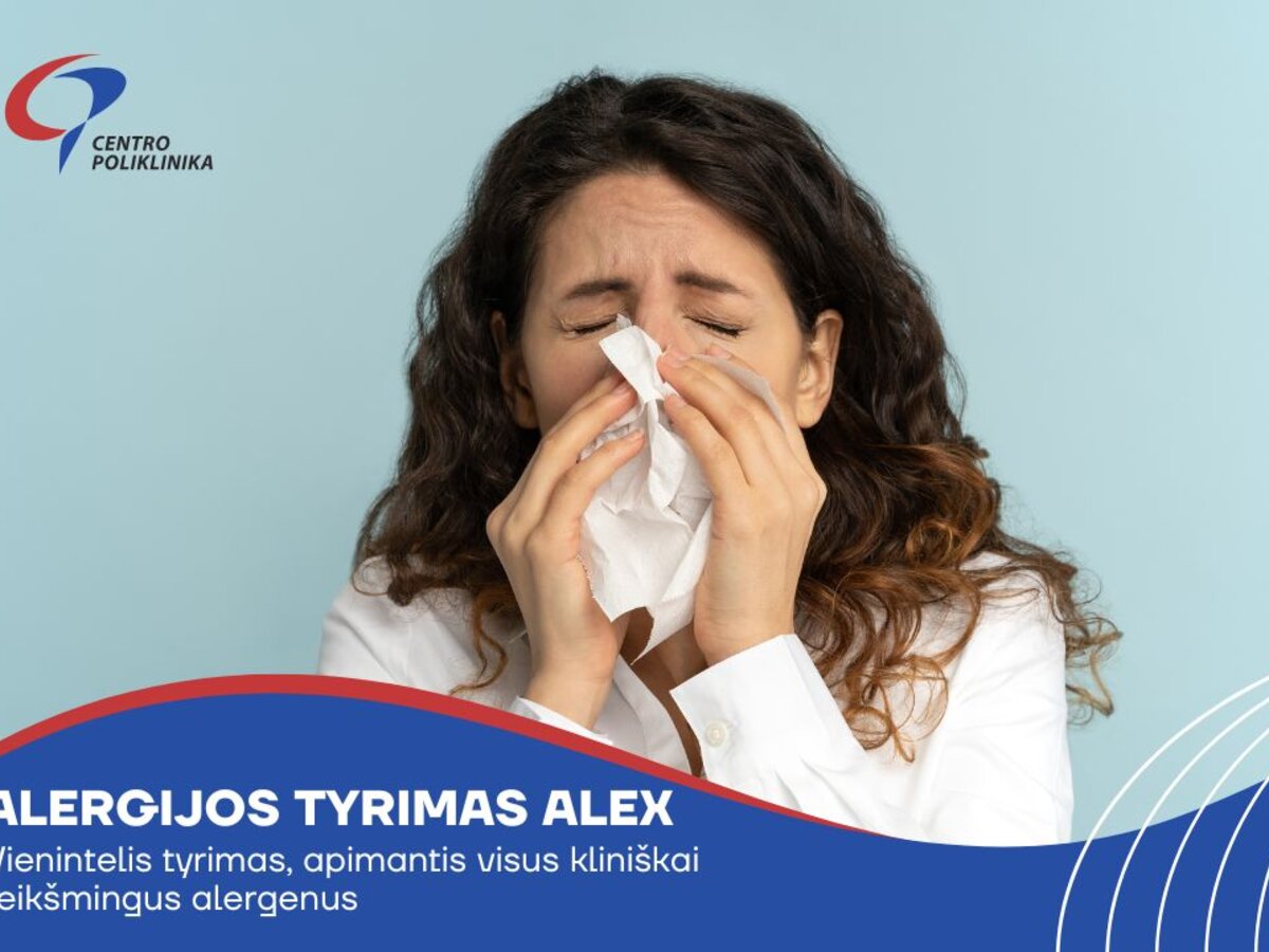 Pažangiausias alergenų tyrimas – Centro poliklinikoje | Pylimas