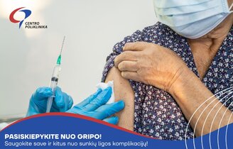 Pasiskiepykite nuo gripo