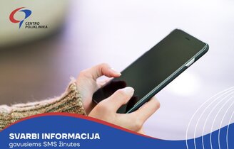 Svarbi informacija dėl gautų SMS žinučių