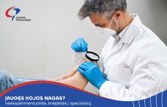Įaugusio nago gydymas - kreipkitės į specialitus