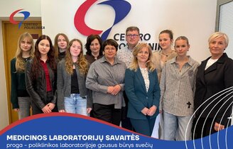 Mūsų klinikinėje laboratorijoje svečiavosi Vilniaus gimnazijų moksleiviai