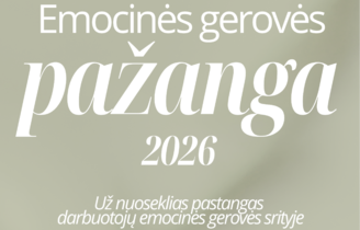 Svarbus įvertinimas: mums suteiktas „Emocinės gerovės pažangos“ statusas!