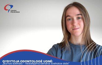 Mūsų komandoje - nauja gydytoja odontologė Ugnė Drobnytė!