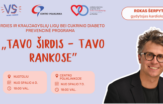 Nuo spalio 7 d. mūsų poliklinikoje prasideda itin naudingas paskaitų kursas
